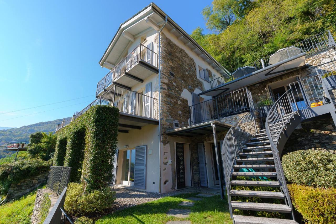 Casa Di Campagna Tony Con Piscina E Vista Lago Gravedona Eksteriør bilde